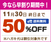 今なら早割りキャンペーン中! 今なら早割りキャンペーン中!